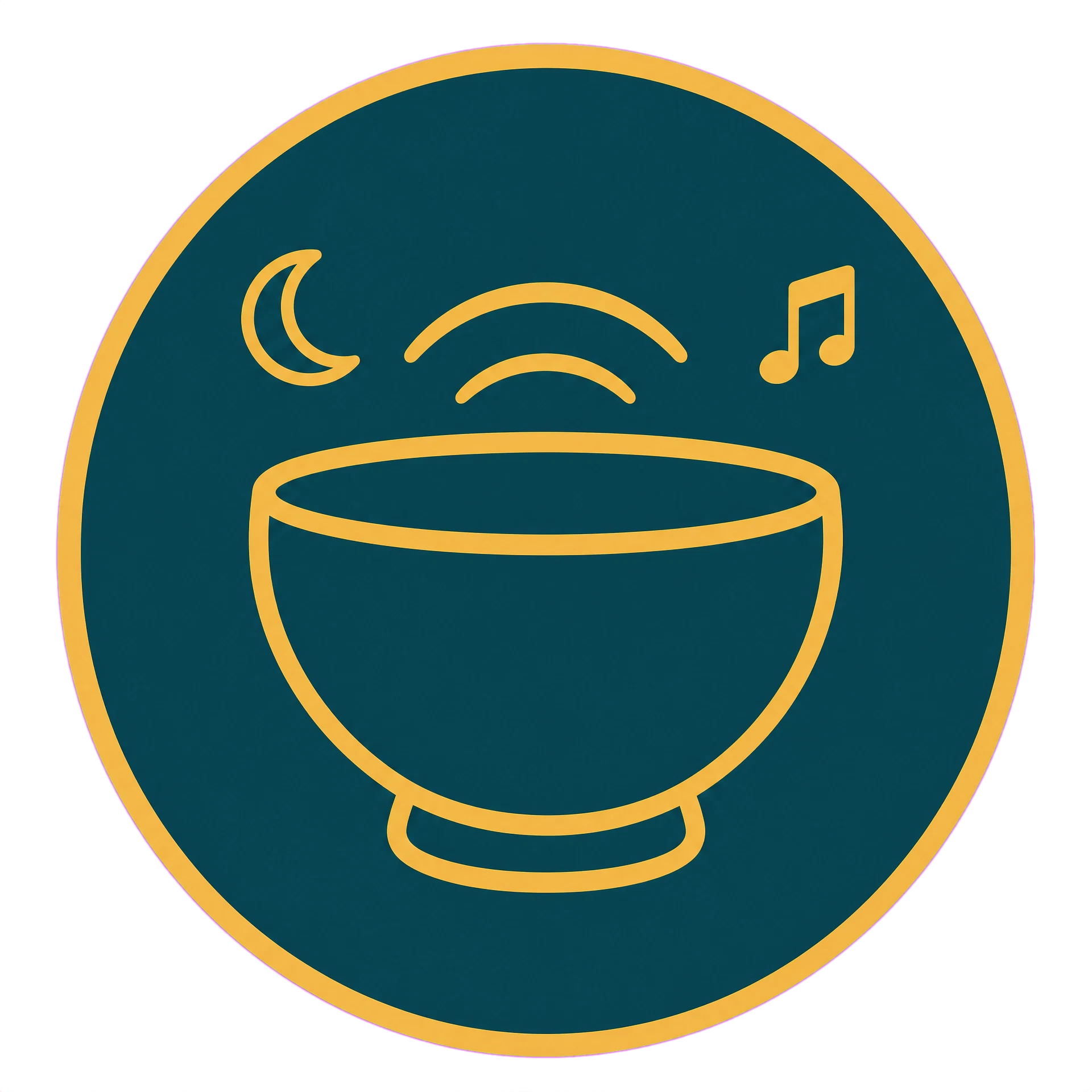 Whispering Willow Moon sound bowl logo
